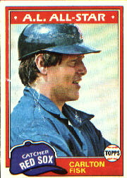 1981 Topps Baseball Cards      480     Carlton Fisk
